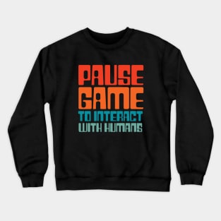 Funny Video Game Gamer Crewneck Sweatshirt